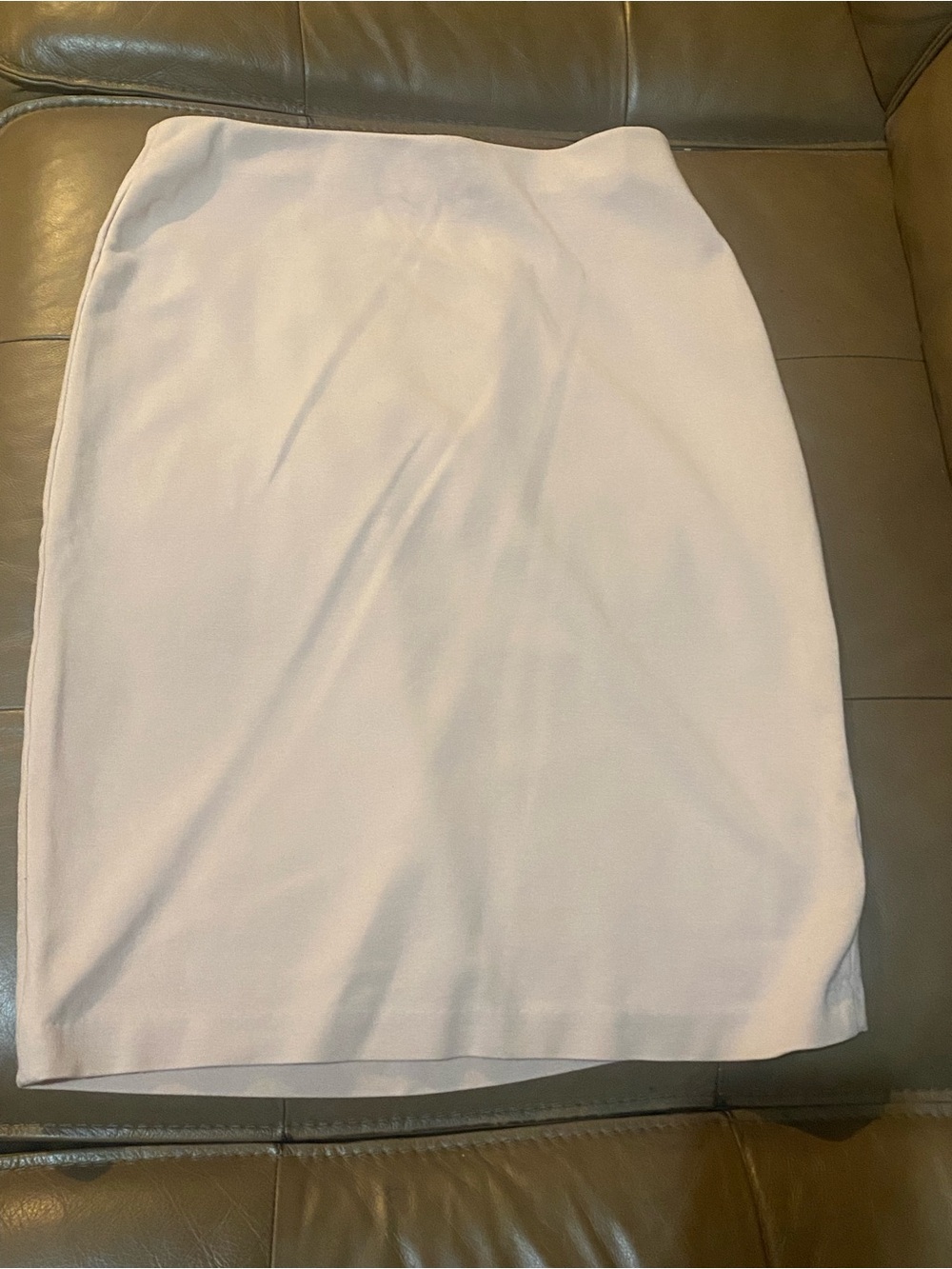 Philosophy Cream Straight Pencil Skirt